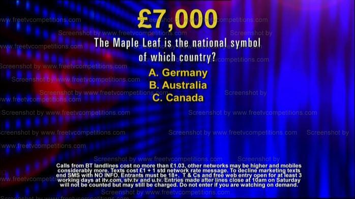 The Chase Free Entry Competition ITV 19-29 Nov 2012