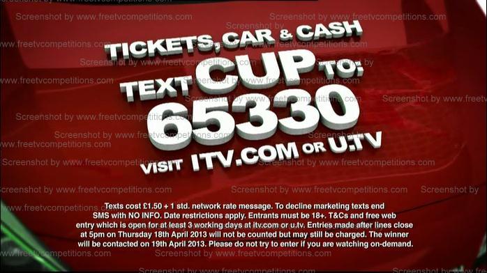 ITV Win FA Tickets - New Astra - £5000 - Free entry competition.