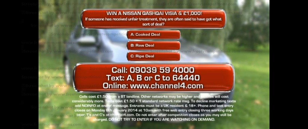 Deal-or-no-deal-competition-question-nissan-ends-9-1-14